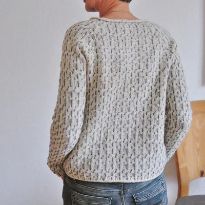 Vittoria | Elegant Gray Sweater