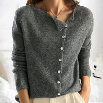 Gia Chic Button-Front Cardigan