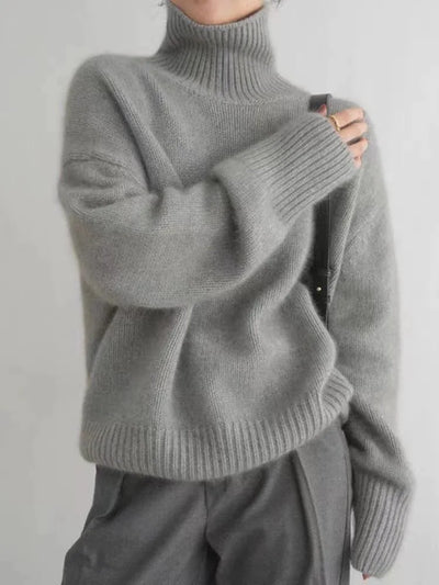 Isabella High-Neck Cashmere Sweater