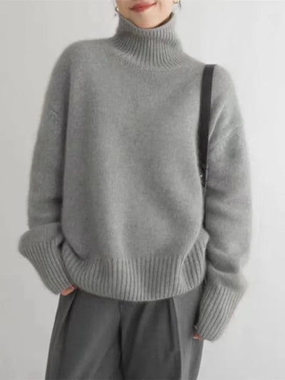 Isabella High-Neck Cashmere Sweater