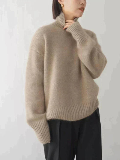 Isabella High-Neck Cashmere Sweater