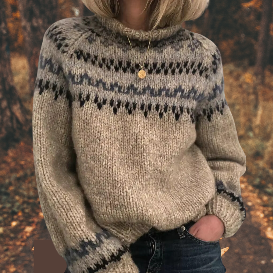 Astrid™ Women’s Nordic Knit Sweater