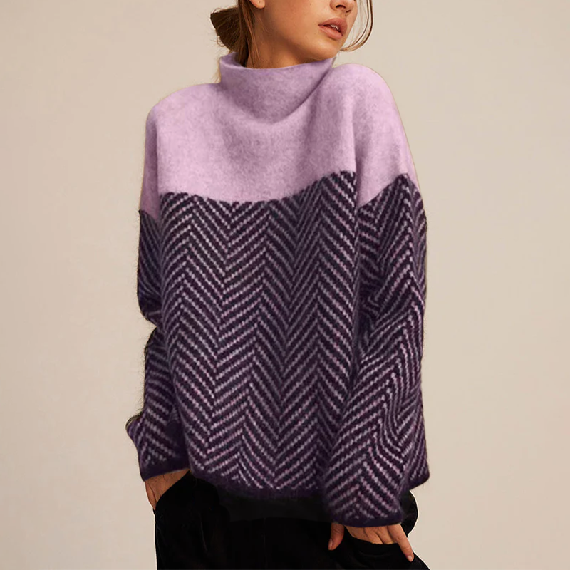 Hannah Luxury Cashmere Turtleneck Sweater