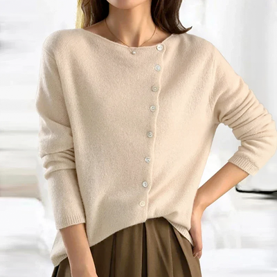 Gia Chic Button-Front Cardigan
