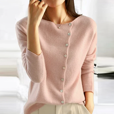 Gia Chic Button-Front Cardigan