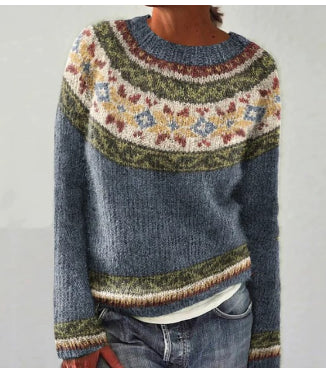 Harper Vintage-Inspired Knit Pullover