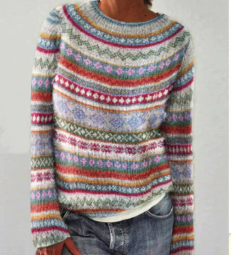 Harper Vintage-Inspired Knit Pullover