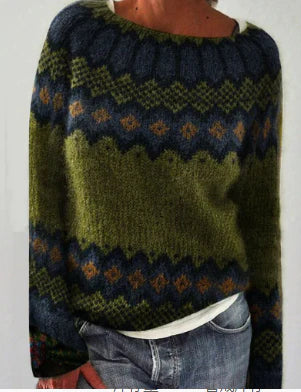 Harper Vintage-Inspired Knit Pullover